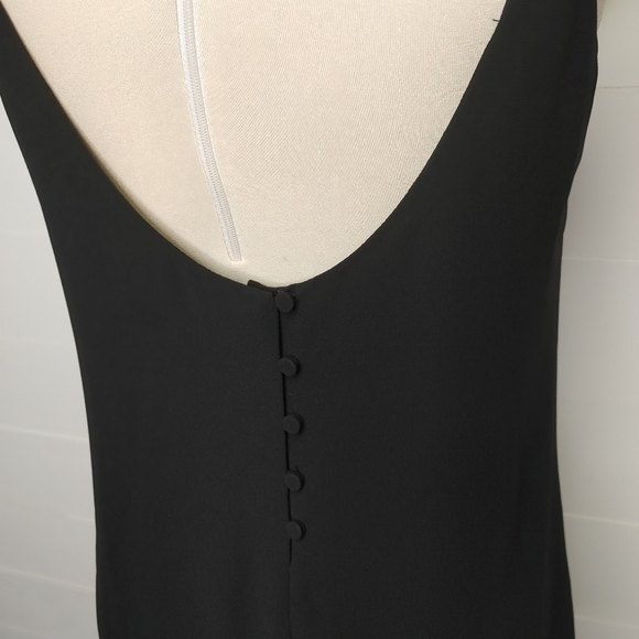 Reiss Black Layered Spaghetti Strap Top Size 4 - Picture 8 of 12
